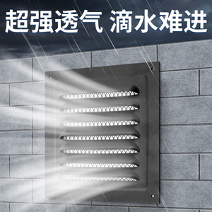 Hefengxing Louvered Vent Cover Steel Plate 12x12 Inch Baking Paint Screw Fixing Grille Style Air Vent - Product Image 3