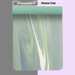 Usine directe en gros populaire 4mm d'épaisseur tapis de <span class=keywords><strong>Yoga</strong></span> en caoutchouc naturel coloré contrastant antidérapant sport tapis de Fitness - Product Image 2