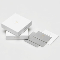 BK03B Boîte à Bijoux Collier Personnalisée, Emballage Luxe en Papier pour Bagues, Coffret Cadeau Bijoux avec Logo Imprimé