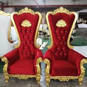 Bán Sỉ Ghế Tiệc Tùng Sự Kiện Đám Cưới Ghế Ném Nhung Hoàng Gia Lưng Cao Sang Trọng Ghế Đám Cưới Hình Ông Già Noel Màu Đỏ Công Chúa Dành Cho Người Lớn - Product Image 3
