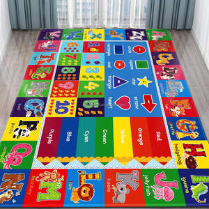 <span class=keywords><strong>Tapis</strong></span> pour enfants, <span class=keywords><strong>tapis</strong></span> ABC pour petits artistes, <span class=keywords><strong>tapis</strong></span> éducatif avec lettres et chiffres de l'<span class=keywords><strong>alphabet</strong></span>, antidérapant avec dos en gel pour la chambre des enfants - Product Image 4