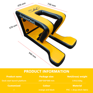 Plateforme de lancement gonflable en PVC pour hydrofoil, équipement de sports nautiques, outil pour les sports nautiques en eau de mer - Product Image 3