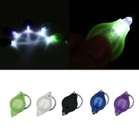Kunci lampu LED iklan cetak LOGO, gantungan kunci LED Mini hadiah promosi terbaik, Gantungan Kunci lampu UV LED