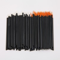 Lot de 50 pinceaux à eyeliner jetables, outils de maquillage imperméables, outils d'extension de cils, pinceaux à eyeliner à usage unique