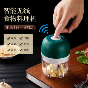 Mini hachoir à ail électrique portable, robot culinaire haute performance pour usage domestique en cuisine - Product Image 1