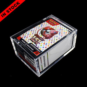Paquete de 6 cajas de refuerzo de cristal transparente Protector de acrílico Pokemoned Scarlet & Violet Booster Bundle Caja de acrílico Tapa magnética - Product Image 1