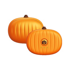 Calentador de Manos Recargable con Forma de Calabaza, Funciona con Batería, Regalo de Halloween, Uso en Interiores, Diseño con Adhesivos de Plástico para Adultos - Product Image 1