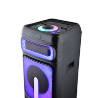 Haute qualité 10 pouces Home cinéma tour haut-parleur système de son 300 Watts Blue Tooth fort basse karaoké Machine couleur bleue