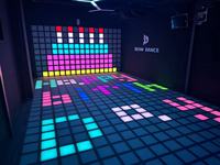 Projecteur de sol interactif à matrice LED RGB 30x30cm, contrôlé par PC, étanche IP54, garantie 3 ans, le plus vendu pour jeux actifs