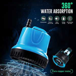 6W-100W Dompelpomp 3 In 1 Waterpomp Tuin <span class=keywords><strong>Aquarium</strong></span> Pomp Fontein Rotstuin <span class=keywords><strong>Aquarium</strong></span> Bodem Zuigpompen - Product Image 4