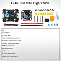 JHEMCU F745 NOXE Flight Stack F7 Flight Controller AM32 60A MINI 4-in-1 ESC 3-6S per Droni FPV Freestyle Racing Quadcopter