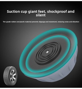 4 Pezzi di Supporti Antivibrazione in Plastica per Asciugatrice, Antirumore e Antiscivolo, Prevenzione Movimenti/Agitazioni/Deviazioni - Product Image 5