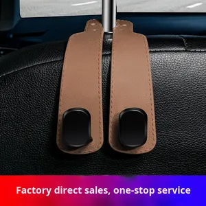 Fabricante Gancho de coche Gancho de plástico de goma pequeño para asiento trasero Organizador de almacenamiento Colgador de coche Kits interiores - Product Image 2