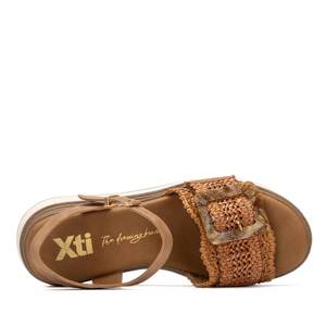Sandales compensées en cuir pour femme Xti, talon de 38,5 cm, style plateforme - Product Image 5