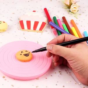 <span class=keywords><strong>Crayon</strong></span> à chocolat <span class=keywords><strong>comestible</strong></span> Stylo à colorier Fondant stylo d'écriture à biscuits peint à la main Colorant alimentaire Marqueurs - Product Image 2