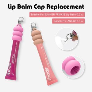 Top Seller Lipstick Tube <b>Key</b> Chain Lipstick Keychain Caps Moisturizing Lip Oil Rubber <b>Ring</b> <b>Bag</b> Pendant <b>Key</b> Chain - Product Image 4