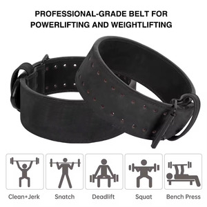 Cintura da Palestra Personalizzata <span class=keywords><strong>Berserk</strong></span> 13mm con Leva, Cintura in Pelle per Sollevamento Pesi e Powerlifting per Uomo, Tema Anime - Product Image 4