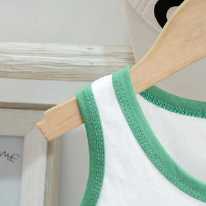 Ropa Infantil al por Mayor, Pantalones para Bebé, Camiseta sin Mangas de Algodón para Niño, Conjunto de Chaleco con Dibujos Animados - Product Image 2