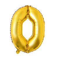Offre Spéciale mariage fête d'anniversaire 16 pouces numéro ballon or argent feuille ballon numérique
