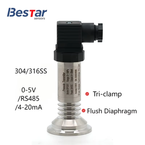 4-20MA ปรับแต่ง RS485 FS ไดอะแฟรมซีลเซ็นเซอร์น้ำ Modbus 316L IP68 - Product Image 3