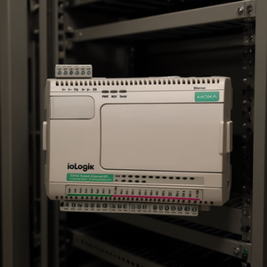 Module de communication Ethernet pour serveur I/O série Moxa Industrial IoLogik E2214-T, fabriqué à Taïwan - Product Image 3