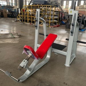 Banco de Ejercicios Profesional para Gimnasio, Plano e Inclinado, con Carga de Discos, de Acero Comercial, con Características de Seguridad - Product Image 3