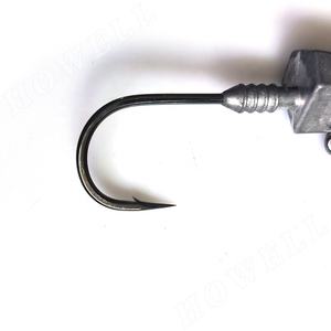 HOWELL OEM crochets <span class=keywords><strong>de</strong></span> gabarit en acier à haute teneur en carbone plate-forme <span class=keywords><strong>de</strong></span> Style <span class=keywords><strong>troc</strong></span> 28g 42g 9060 matériel <span class=keywords><strong>de</strong></span> pêche eau salée tête <span class=keywords><strong>de</strong></span> gabarit leurre pour carpe haute - Product Image 5