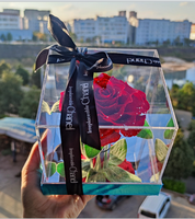 Acryl Rozen Geschenkdoos Reuze Eeuwig Ge conserveerde Rozen Bloemen Valentijnsdag Cadeau Valentijnsdag Geschenken 2026