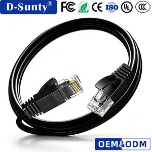 Câble Ethernet OEM Cat6A Slim 10 Gbit/s 32AWG en Cuivre Pur RJ45, Cordon de Brassage CE RoHS pour Centre de Données et Serveurs Haute Densité - Product Image 3