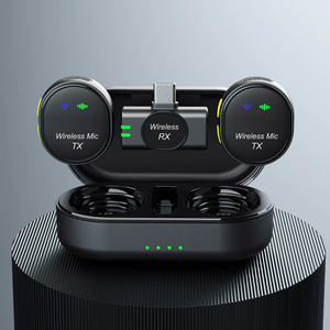 ไมโครโฟนไร้สายคลิปแม่เหล็กลาวาเลียร์สำหรับ iPhone & Android MINI รอบทิศทางพร้อมสาย Lightning หรือ USB C Interface - Product Image 6