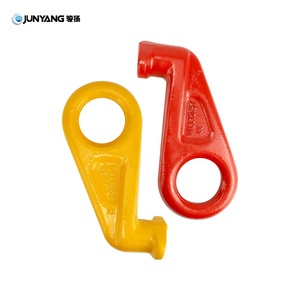 Suministro de fábrica: Orejetas de elevación de acero para parte superior, laterales y inferiores, certificadas ISO9001, galvanizadas en caliente, piezas de precisión para contenedores. - Product Image 3