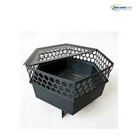 Table ronde en acier robuste personnalisée pour brûler du bois sans fumée, pour jardin extérieur, cour arrière, foyer en fer