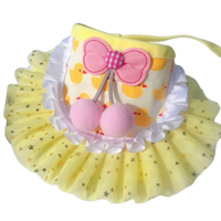 Bandana en dentelle pour chien, mignon, chat cerise, bavoir, écharpe, accessoires pour animaux de compagnie, vente en gros