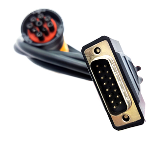 9pin jeto tipe 2 steker ke DB15 pin kabel diagnostik profesional kabel truk tugas berat kabel truk - Product Image 4