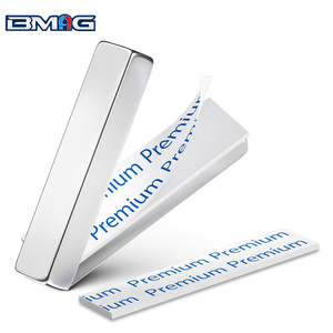 Imán de Neodimio NdFeB sin <span class=keywords><strong>HRE</strong></span>, sin Dy/Tb, Resistente a Altas Temperaturas, N52, Bloque Cuadrado de 20x10x2mm, para Sujeción de Alta Resistencia - Product Image 2