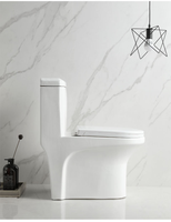 WC intelligent automatique en céramique monobloc avec siège bidet à fermeture douce pour salle de bain et usage extérieur