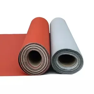 Factory supply C-GLASS colored fiberglass silicone rubber coated for Thermal Insulation covers fiberglass cloth