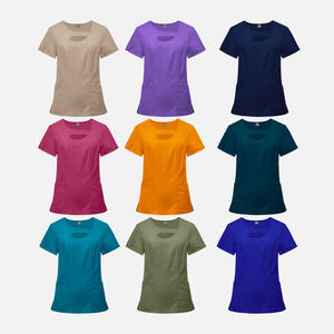 2024 Spandex Gommage Uniformes Ensembles Travail Joggers Scrubs Hôpital Infirmière Uniforme Ensembles <span class=keywords><strong>Spa</strong></span> Uniforme Paire - Product Image 6