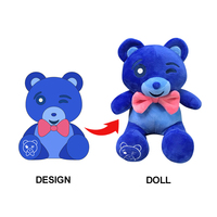Peluche personnalisée professionnelle poupée personnalisée logo personnalisé service d'usine OEM réaliste