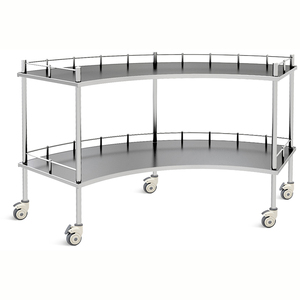 (MS-T50S) Chariot médical en acier inoxydable avec étagère, fourni par l'usine - Product Image 1