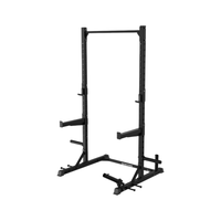SENFENG SPORTS Réglable Squat Machine Demi Puissance Rack pour Retour Gym Équipement pour Musculation Gain de Place Barbell Rack