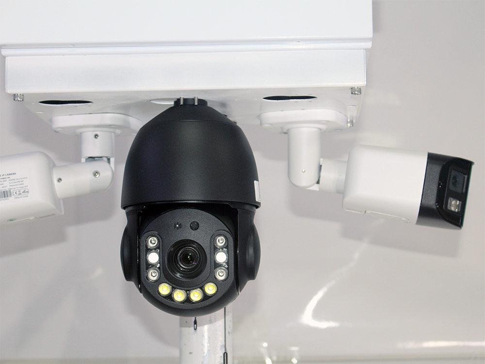 SZGOING 360 Panoramic 3 Camera System Wireless Wifi IP PTZ Cam 30X Zoom Intelligent Energy Alert HD Solar Security Camera 4G · image 5