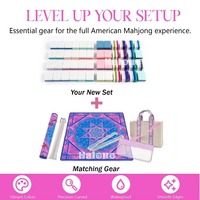 Juego de Mahjong Americano Personalizado al por Mayor en Azul Perla, 160 Fichas de Acrílico, para Fiestas Familiares y Noches de Juego