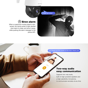 <span class=keywords><strong>Vstarcam</strong></span> กล้องเฝ้าระวังความปลอดภัยและเสียงสองทางสำหรับกลางแจ้งกล้อง <span class=keywords><strong>IP</strong></span> ซูม18X HD 4MP ใน CS66Q กันน้ำ - Product Image 3