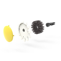 Diffuseur d'arôme personnalisé en EVA en forme de tournesol, parfum solide pour voiture avec désodorisant floral pour grille d'aération de voiture neuve