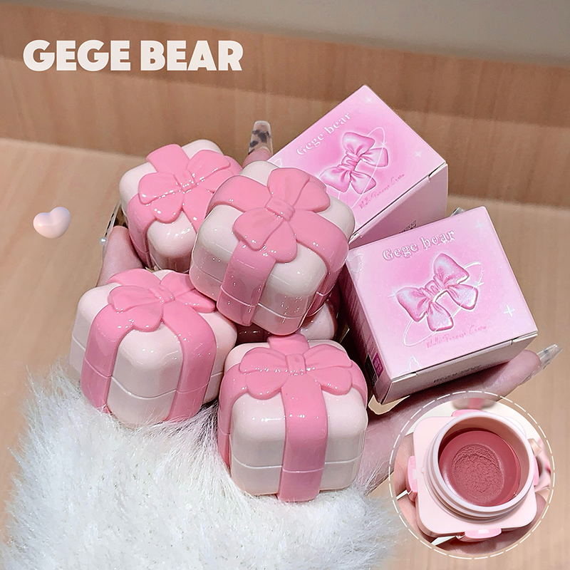 Gege Bear, Лучшая распродажа, косметика, палитра для макияжа, Кип, губы, 2 в 1, многоцелевой стойкий косметический крем, румяна, частная торговая марка