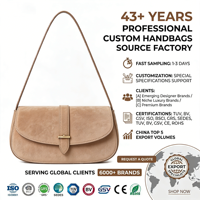 Sac à bandoulière en daim beige de luxe, élégant, avec fermoir barre dorée, sac à rabat chic pour femme, sac à main quotidien, personnalisable OEM