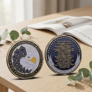 Monedas Deportivas con Temática Estadounidense, Air <span class=keywords><strong>Creed</strong></span>, Chapadas en Oro, Impresión Digital en Plata, Regalos Promocionales de Recuerdo - Product Image 2