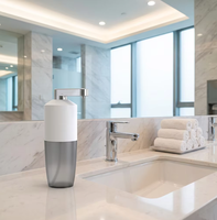 Distributeur de bain de bouche automatique sans contact à capteur, alimenté par piles/USB, écologique, multifonction, 280 ml, en ABS+PC, de luxe et moderne