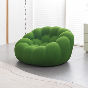 Sofá Moderno Reclinable Convertible <span class=keywords><strong>de</strong></span> 3 Plazas con Tela <span class=keywords><strong>de</strong></span> Malla <span class=keywords><strong>de</strong></span> Panal 3D, Diseño Fútbol, Naranja - Product Image 3